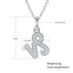 Capricorn of the Zodiac Moissanite pendant necklace OXZJ 02