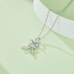 Pisces of the Zodiac Moissanite pendant necklace OXZL 04