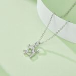 Sagittarius of the Zodiac Moissanite pendant necklace OXZI 04