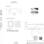1.03ct radiant cut fancy intense blue lab grown diamond 2 Бриллиант, выращенный в лаборатории, огранка «радиант», насыщенный синий цвет, 1,03 карата.