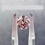 1.04 carat round brilliant cut lab grown pink diamond 1 1.04 carat round brilliant cut lab grown pink diamond