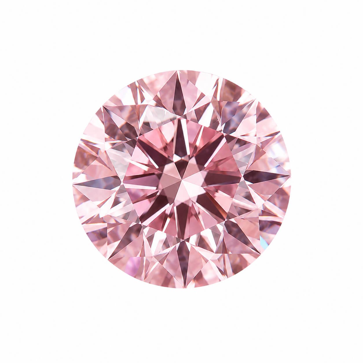 1,04 karaat ronde briljantslijping laboratoriumgekweekte roze diamant 1,04 karaat ronde briljantslijping laboratoriumgekweekte roze diamant