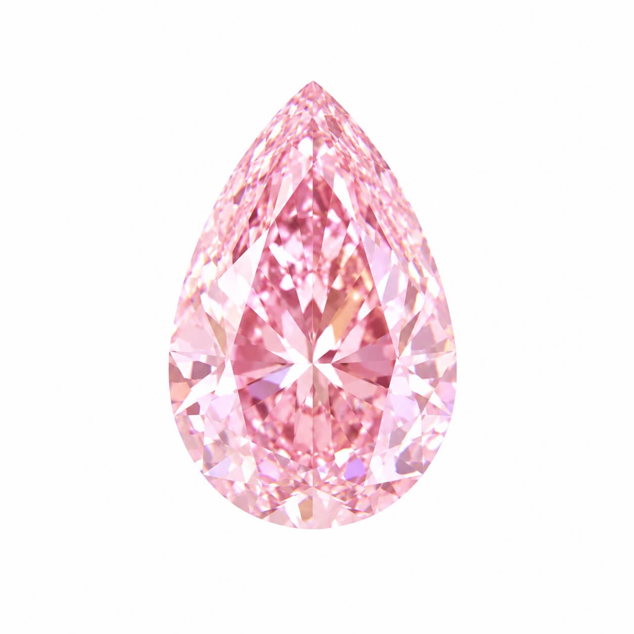 1.51ct pear cut fancy intense pink lab grown diamond 1.51ct pear cut fancy intense pink lab grown diamond