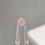 1.54ct oval cut fancy intense pink lab grown diamond 1 1,54 ct oval geschliffener, intensiv rosafarbener, im Labor gezüchteter Diamant