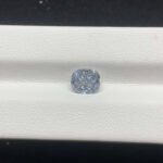 1.57ct cushion cut fancy intense blue lab grown diamond 1 Kim cương nhân tạo màu xanh đậm, cắt kiểu cushion, trọng lượng 1,57 carat.