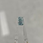 1,58 ct stralend geslepen, intens blauwe, in het laboratorium gekweekte diamant