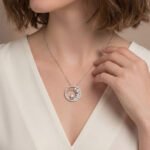 Colar com pingente de Moissanita Celestial de 1,94 ct