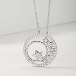 Colar com pingente de Moissanita Celestial de 1,94 ct