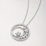 Colar com pingente de Moissanita Celestial de 1,94 ct