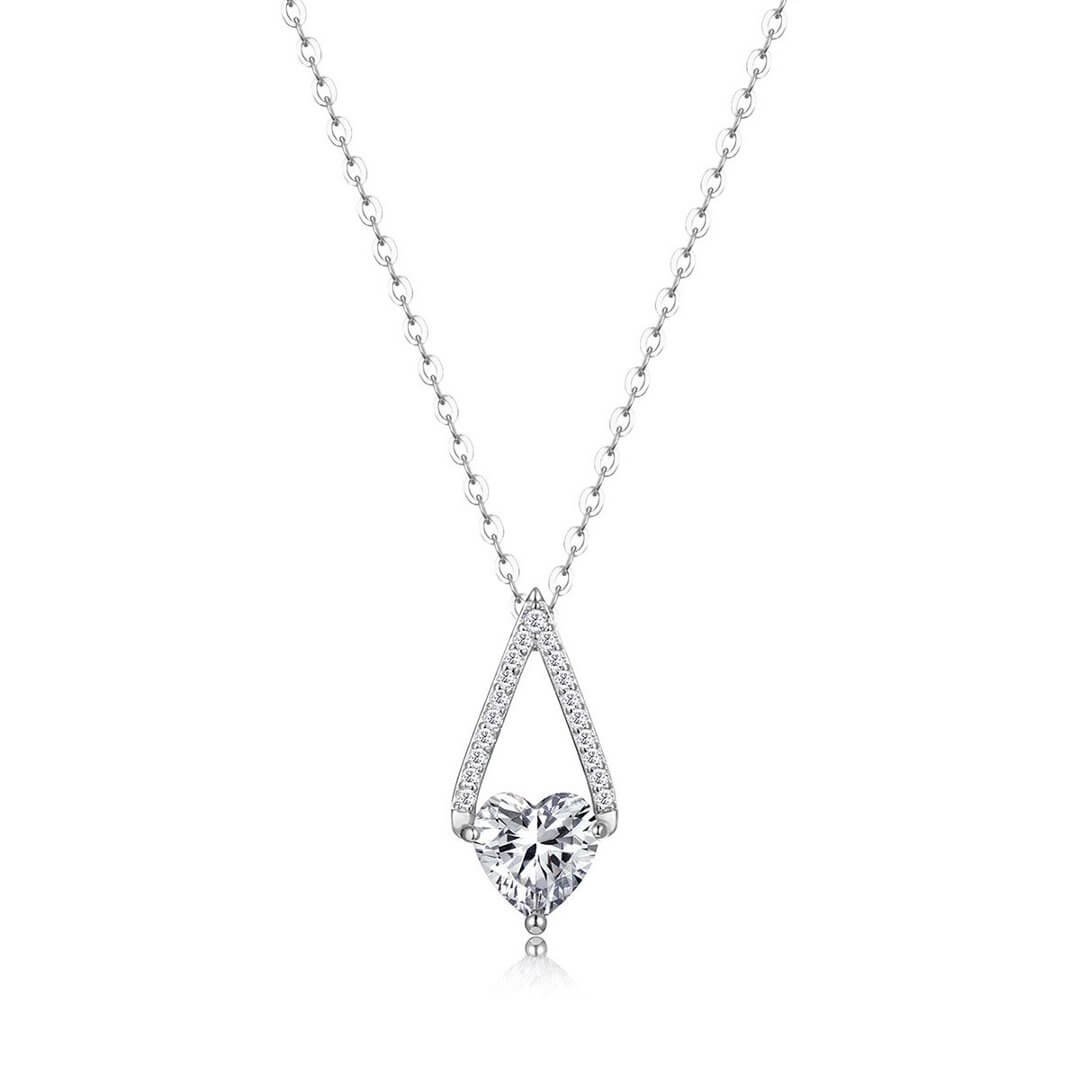 Colar com pingente de moissanita Starburst de 1,94 ct Colar com pingente de moissanita Starburst de 1,94 ct