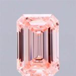 2.01ct emerald cut fancy intense pink lab grown diamond 1 2.01克拉祖母綠切割艷彩濃粉紅實驗室培育鑽石