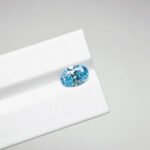 2.05ct oval cut fancy intense blue lab grown diamond 1 Diamante sintetico blu intenso fantasia, taglio ovale, da 2,05 carati.