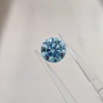 2.08 carat round brilliant cut lab grown blue diamond 2 2.08 carat round brilliant cut lab grown blue diamond
