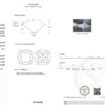 2,14 ct kussenslijpsel fancy intens gele laboratoriumdiamant
