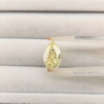 4.03ct pear cut fancy intense yellow lab grown diamond 1 4.03ct pear cut fancy intense yellow lab grown diamond