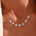 Vòng cổ mặt dây chuyền Moissanite nhiều hình dạng 6,8ct