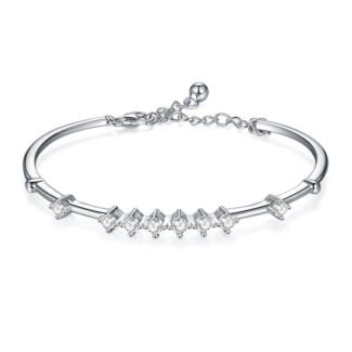 Home 30 Round three circle moissanite bracelet