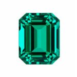 emerald cut lab grown emerald