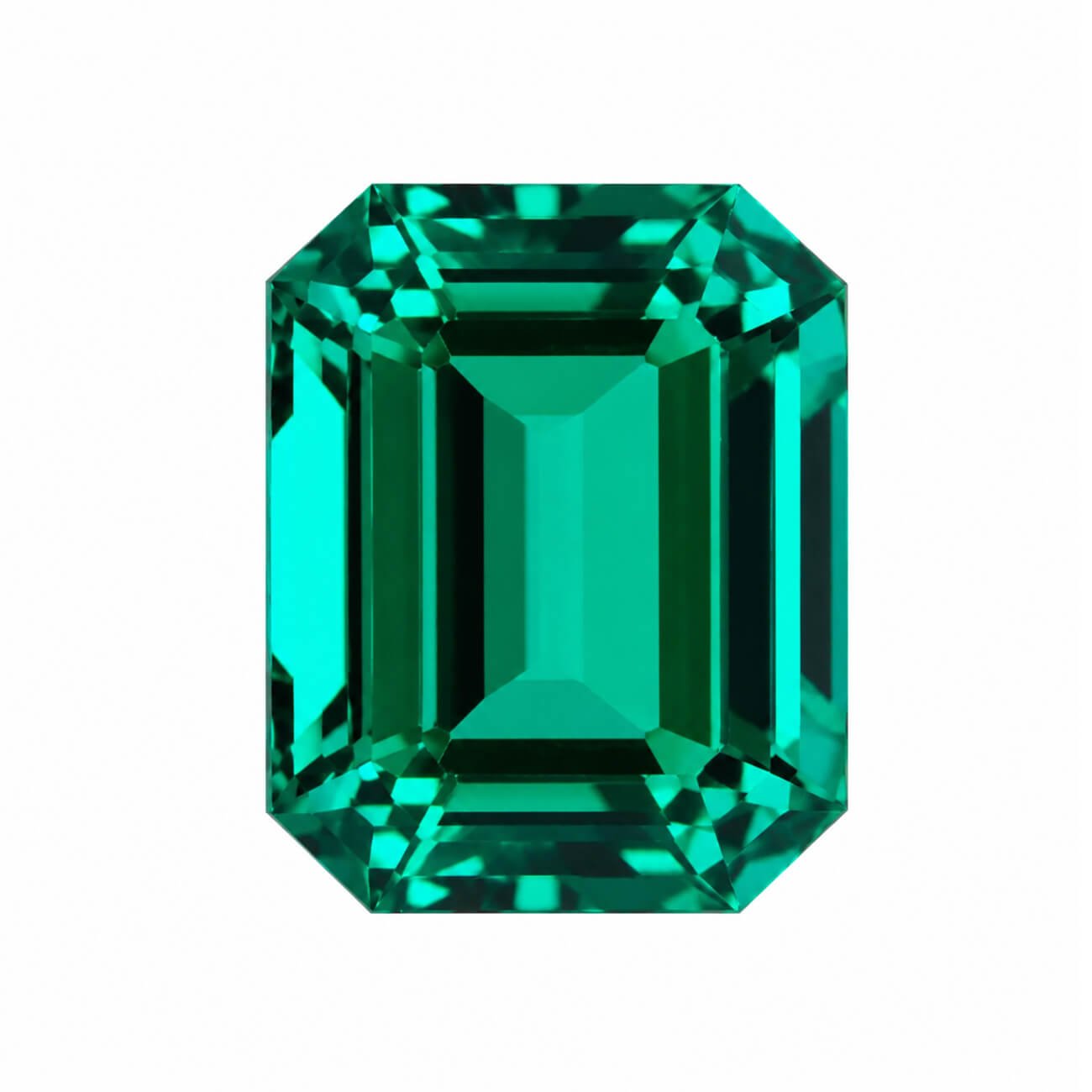 emerald cut lab grown emerald