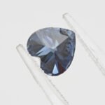 Hart geslepen blauwe Moissanite 3 heart cut blue Moissanite 02