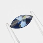 Moissanite bleue taille marquise 3 marquise cut blue Moissanite 02