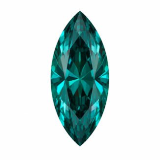Home 26 marquise cut green Moissanite
