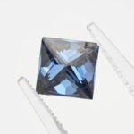 princess cut blue Moissanite 02