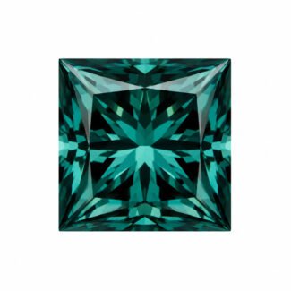 Home 29 princess cut green Moissanite