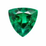 AGL certified trillion cut lab grown emerald 1 trillion cut lab grown emerald