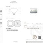 10,30 ct E VVS2 Asscher-Schliff, im Labor gezüchteter Diamant 2 10,30 ct E VVS2 Asscher-geschliffener, im Labor gezüchteter Diamant