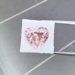 Diamant de laboratoire rose intense taille cœur de 4,09 ct 1 Diamant de laboratoire rose intense taille cœur de 4,09 carats