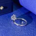 6 prongs round cut lab grown diamond engagement ring 4 6 prongs round cut lab grown diamond engagement ring