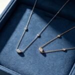 Bezel setting marquise cut lab grown diamond pendant necklace 5 Collar con colgante de diamante sintético talla marquesa engastado en bisel