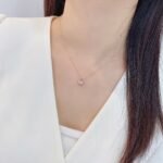 Bezel setting princess cut lab grown diamond pendant necklace 7 Bezel setting princess cut lab grown diamond pendant necklace