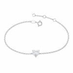 Heart cut lab grown diamond bracelet 1 Hartvormige, in het laboratorium gekweekte diamanten armband