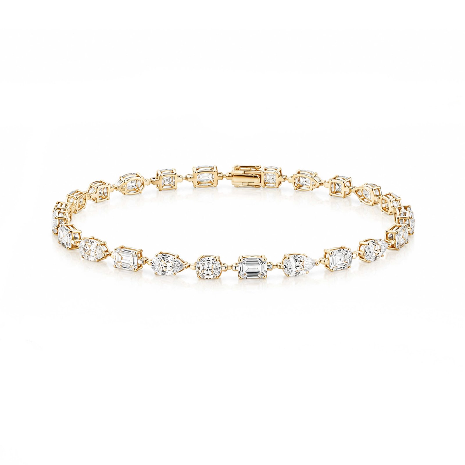 Irregular lab grown diamond bracelet Irregular lab grown diamond bracelet