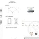 8.10ct E VVS2 emerald cut lab grown diamond 2 8,10 ct E VVS2 Smaragdschliff, im Labor gezüchteter Diamant