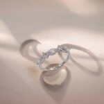 Marquise and round cut lab grown diamond eternity ring 2 Marquise and round cut lab grown diamond eternity ring