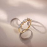 Marquise and round cut lab grown diamond eternity ring 4 Marquise and round cut lab grown diamond eternity ring