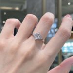 Marquise cut lab grown diamond three stones engagement ring 2 Marquise cut lab grown diamond three stones engagement ring