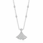 Mermaid tail lab grown diamond pendant necklace 1 Mermaid tail lab grown diamond pendant necklace