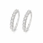 Round cut lab grown diamond anniversary wedding ring 1 Round cut lab grown diamond anniversary wedding ring