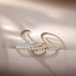 Round cut lab grown diamond eternity ring 03