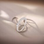 Round cut lab grown diamond eternity ring 03