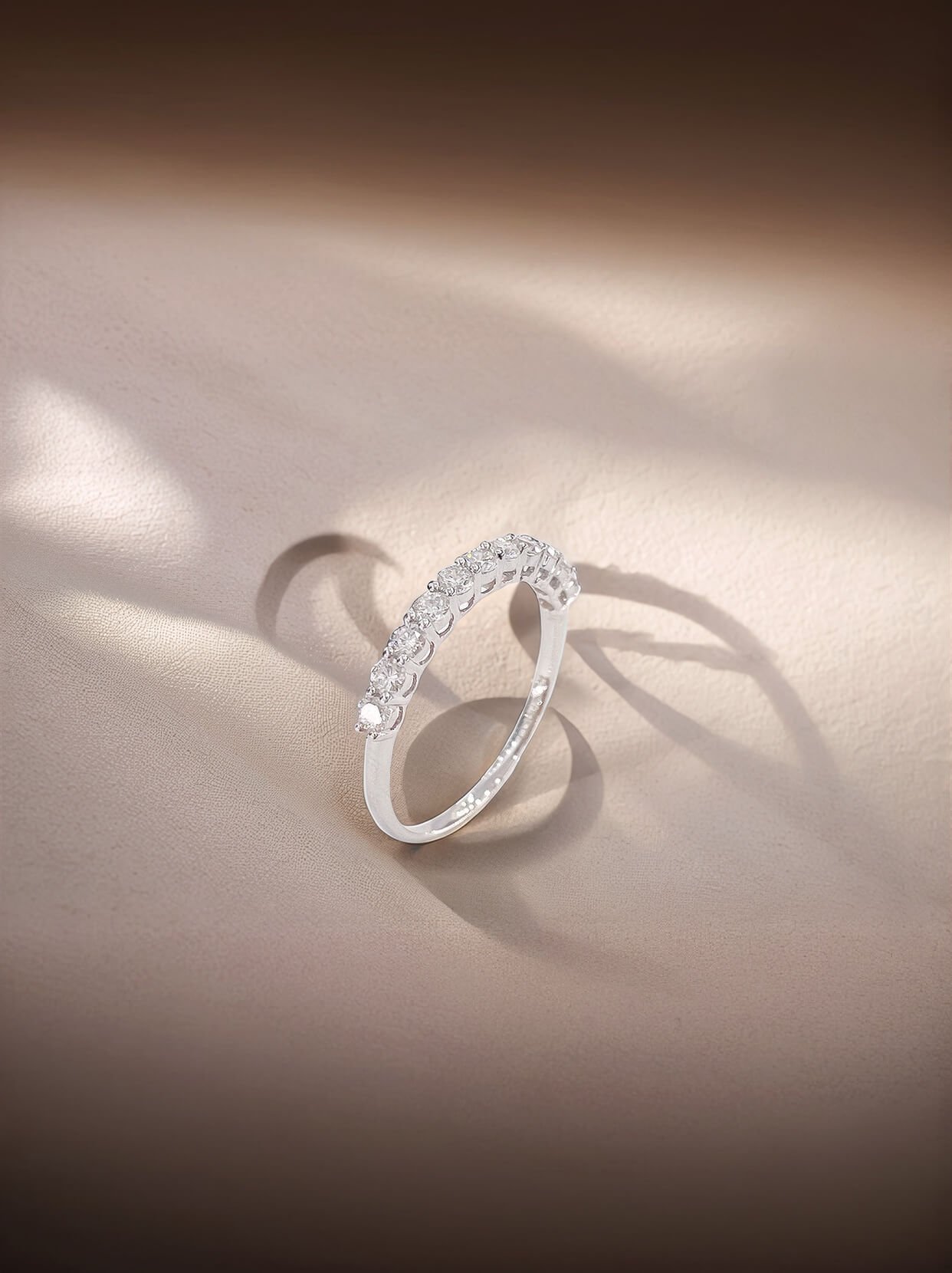 Round cut lab grown diamond eternity ring 03 Round cut lab grown diamond eternity ring 03