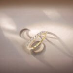 Round cut lab grown diamond eternity ring 03