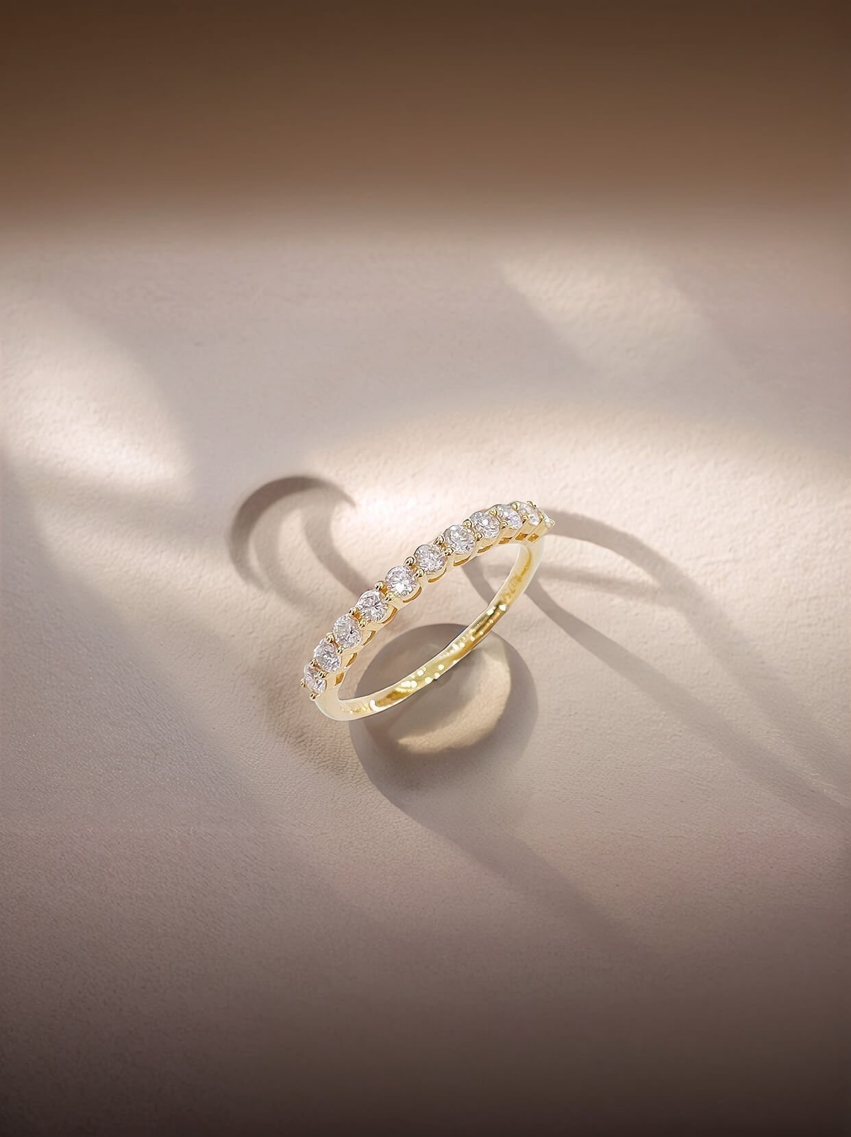 Round cut lab grown diamond eternity ring 03 Round cut lab grown diamond eternity ring 03