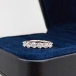 Round and pear cut lab grown diamond engagement ring 2 Round and pear cut lab grown diamond engagement ring