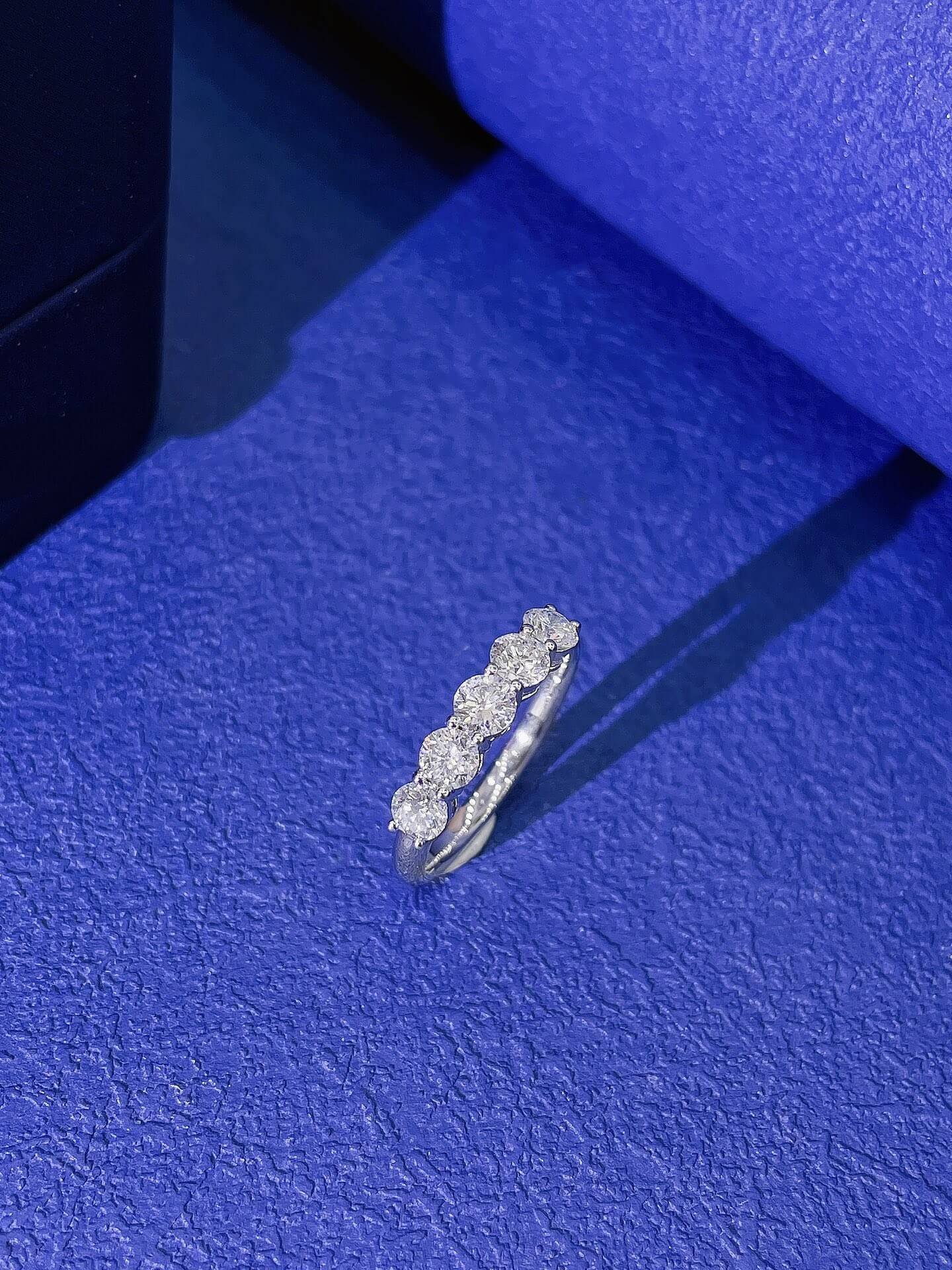 Round cut lab grown diamond eternity ring 04 Round cut lab grown diamond eternity ring 04