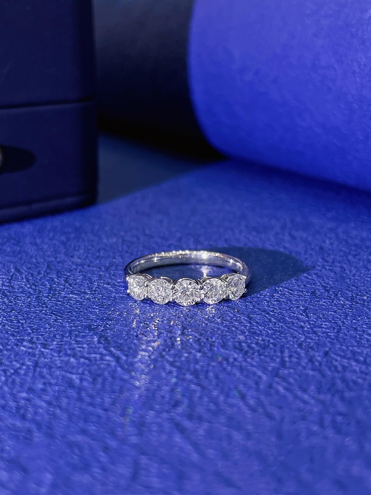 Round cut lab grown diamond eternity ring 04 Round cut lab grown diamond eternity ring 04